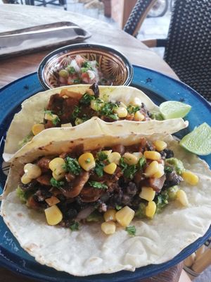 Black bean tortilla at Indigo - Hin Kong in Koh Phangan