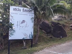 Look for this sign at Haven Cafe in Koh Phangan