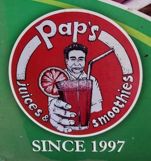 🍏 🦸 🍎 at Pap's Juices & Smoothies in Udaipur