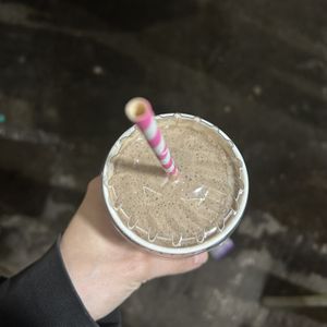 Chocolate Smoothie with soy milk   at Pap's Juices & Smoothies in Udaipur
