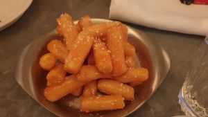 Rice cakes at Supernormal in Melbourne