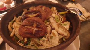 Mushroom hotpot at Supernormal in Melbourne