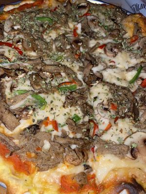   at Curly & Pizza in Quito