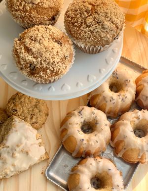 Assorted Breakfast Pastries - Scones, Muffins, Bundt Cakes, + more!  at Yellow Rose Vegan Bakery in Maplewood