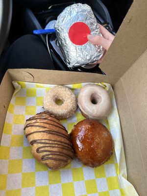 Many great options! - a little burnt   at Yellow Rose Vegan Bakery in Maplewood