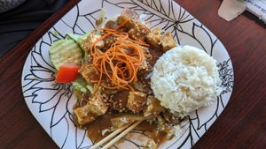 Garlic Rice was good at Smile of Siam Thai in Shorewood