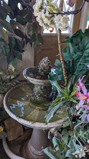 Enjoyed sitting by the fountain at Smile of Siam Thai in Shorewood