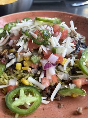 Impossible meat bowl  at Cantina Laredo in Virginia Beach