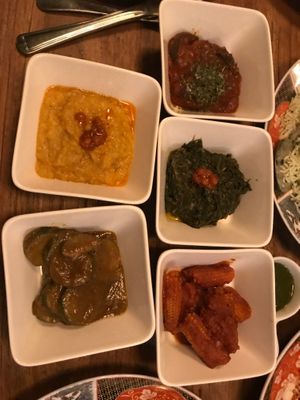 Vegan surprise menu - main course  at Sarban in Utrecht