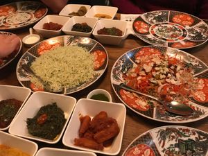 Vegan surprise menu - main course  at Sarban in Utrecht