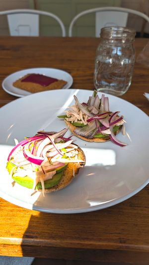 Julieta's Toast with Vegan Pop Tart at Cristy's Kitchen in Roswell