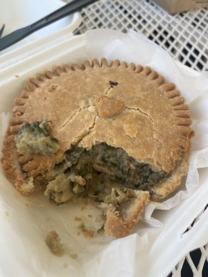 Spinach and Artichoke Pot Pie  at Cristy's Kitchen in Roswell