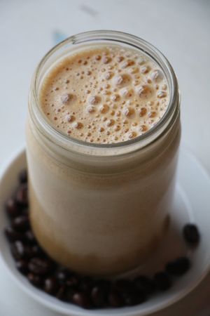 Bulletproof Coffee with homemade almond milk at Cristy's Kitchen in Roswell