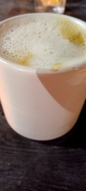 The Overachiever latte at The Plot in Oceanside