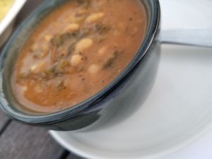 Soup of day at The Plot in Oceanside