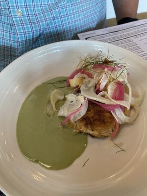 Crab Cake  at The Plot in Oceanside