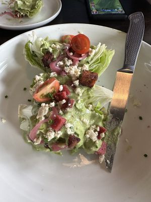 Wedge salad   at The Plot in Oceanside