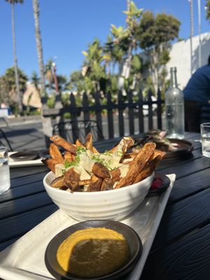 Cheesy Truffle fries   at The Plot in Oceanside
