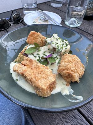 Chicken and biscuits   at The Plot in Oceanside