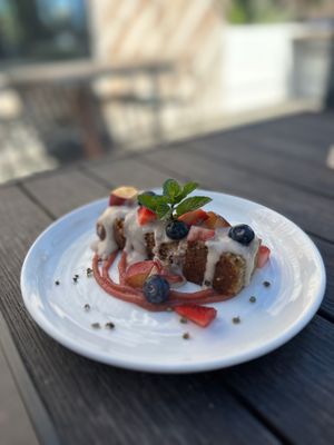 The Plot cake -- yes!!! at The Plot in Oceanside