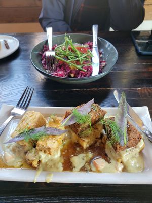 Our late lunch 😋 #Veganuary at The Plot in Oceanside