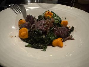 okinawan sweet potato gnocchi at The Plot in Oceanside