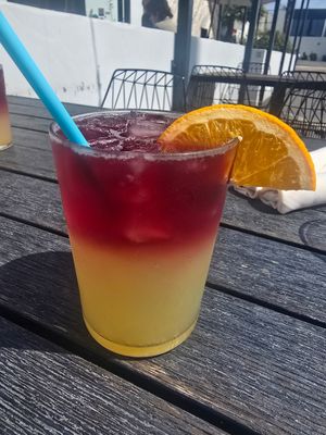 Seasonal Red Wine Spritzer at The Plot in Oceanside