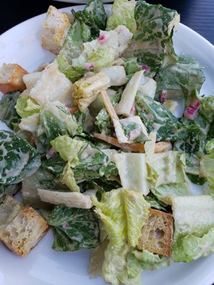 Ceasar salad at The Plot in Oceanside