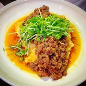 Polenta chorizo at The Plot in Oceanside