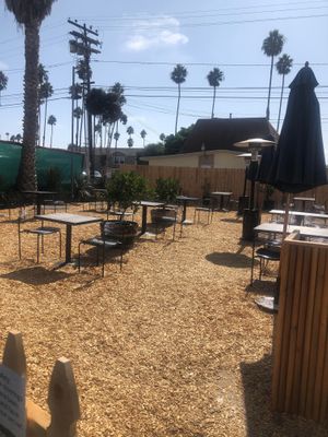 Extra outdoor area at The Plot in Oceanside