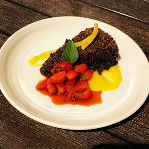 Chocolate Torte at The Plot in Oceanside