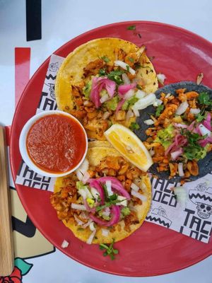 Cauliflower tortillas   at Taco Loco in Auckland