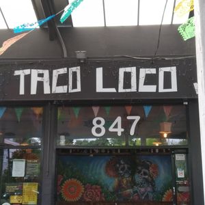 Shop front at Taco Loco in Auckland
