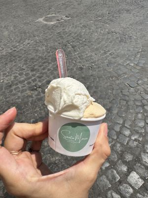   at Il Gelato di Santa Maria in Rome