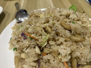 Chicken rice  at Yuan Yuan Vegetarian Delight in Underwood