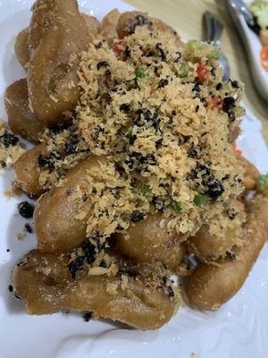 Fried eggplant  at Yuan Yuan Vegetarian Delight in Underwood