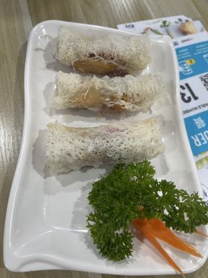 Vietnamese spring rolls  at Yuan Yuan Vegetarian Delight in Underwood