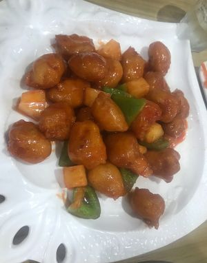 Sweet and sour pork  at Yuan Yuan Vegetarian Delight in Underwood