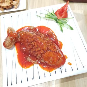 Deep fried Taro Fish at Yuan Yuan Vegetarian Delight in Underwood