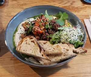 Vegan Turk's Dad at FACTORY GIRL Restaurant. in Amsterdam