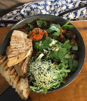 Filthy Good Shakshuka  at FACTORY GIRL Restaurant. in Amsterdam