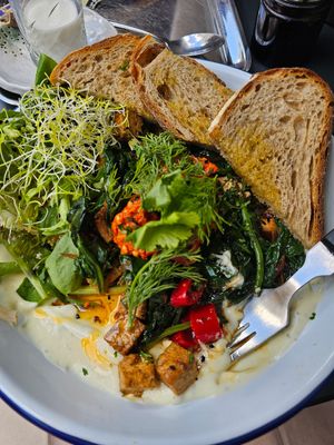 turk's mom (vegan, with tofu) at FACTORY GIRL Restaurant. in Amsterdam