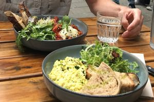 another angle at FACTORY GIRL Restaurant. in Amsterdam