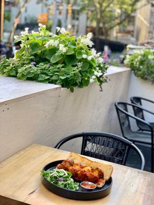 Patio dining  at Beyond Sushi - Upper East Side in New York City