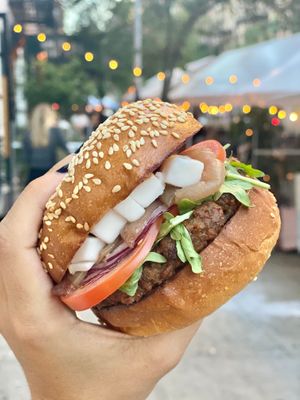 Hickory Smoked Impossible Burger at Beyond Sushi - Upper East Side in New York City