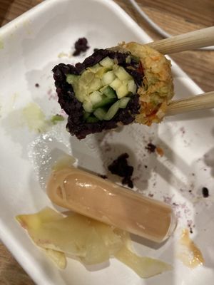 Smoky Jackfruit  at Beyond Sushi - Upper East Side in New York City