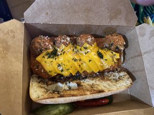 Meatball sub  at Beyond Sushi - Upper East Side in New York City