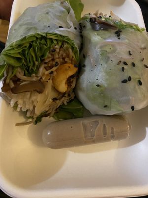 Mushroom wrap at Beyond Sushi - Upper East Side in New York City