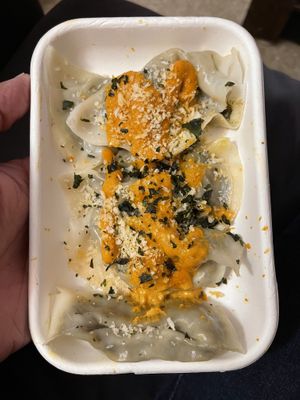 Kale Yeah dumplings at Beyond Sushi - Upper East Side in New York City