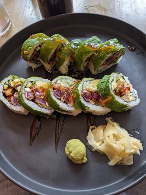 Ube Crunch at Beyond Sushi - Upper East Side in New York City